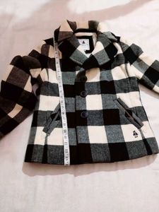 Checkered Black &amp; White Jacket