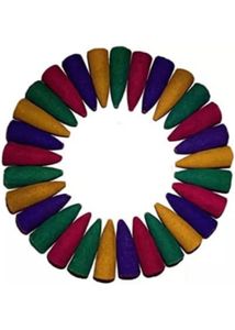 Backflow Incense Cones Pack of 75 pcs Back Flow Smoke Cone for backflow Burner
