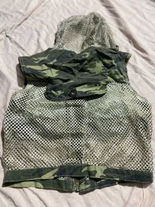 Camo Vest with Hood