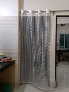 Stylish Metallic Print Curtain