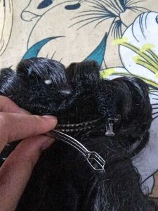 Black Hair Bun Extension