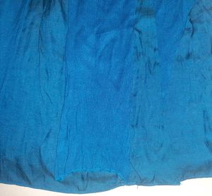 🦋 Ocean-Blue Flowy A-Line Skirt — Orignal PROMOD