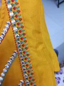 Yellow Festive Kurti