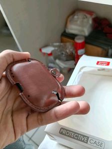 Airpods Pro Leather Protective Case