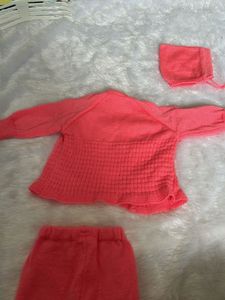 Baby Girl Knit Sweater &amp; Pants Set