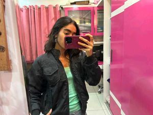 Stylish Black Bomber Jacket
