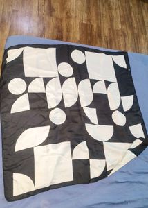 Black & White Geometric Scarf