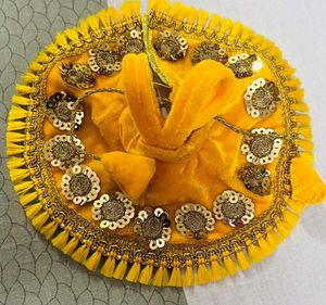 Laddu Gopal Fancy Woolen Velvet Dress