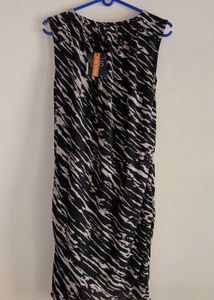 Stylish Sleeveless Printed Dress