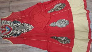 Anarkali Suit With SelevesMaterial &amp; Legging Set🛍