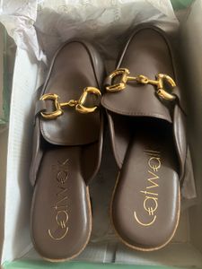 stock clearance Stylish Brown Mules with