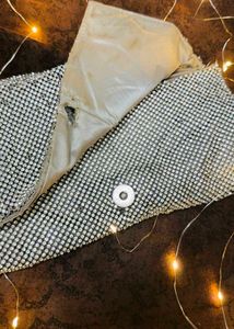 Sparkly Rhinestone Clutch Bag