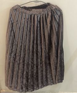 Pleated Midi Skirt