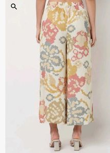 Boho Print Wide Leg Palazzo Pants