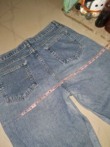 Cross Patch Wide Leg Jeans handmade