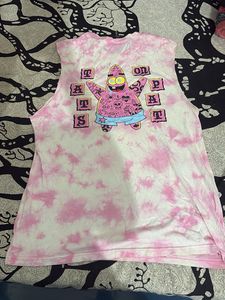 Pink Tie-Dye Patrick Star T-Shirt