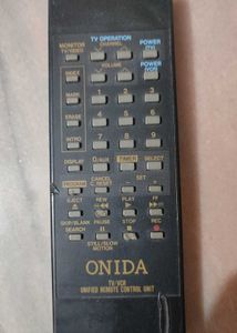 Onida TV/VCR Unified Remote Control