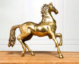 Vintage Running Horses - Sculpture Duo