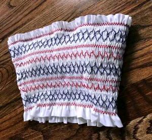 107.Cute Smocked Tube Top