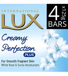 💥LUX INTERNATIONAL creamy soap pack of 1 (125g×4) new stock available