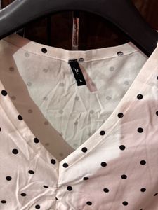 Cute Polka Dot Cropped Top