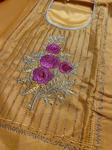 Unstitched Yellow Suit 2.5m