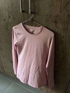 Soft Pink Long Sleeve Top
