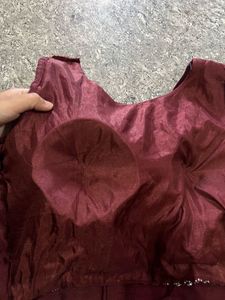 Embellished Maroon Blouse