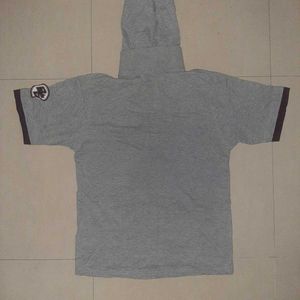 Authentic Adidas Grey Polo T-Shirt Men's
