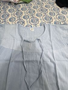 Vero Moda Blue Casual Tunic Top