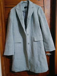 Elegant Grey Trench Coat