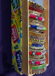Boho Beaded Bangles Set