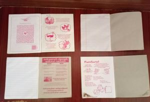 4 packs of small size notebooks