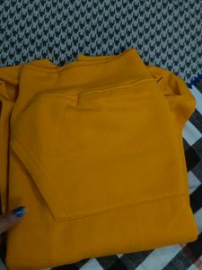 Mustard Colour Sweat Shirt