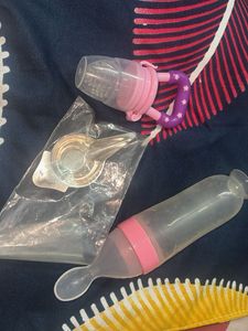 Baby Food Feeder & Squeeze Spoon Set