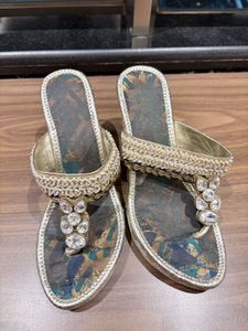 Embellished Flat Sandals