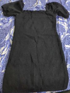Abercrombie &amp; Fitch Smocked Black Top