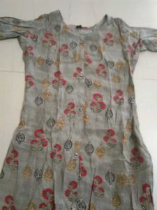 Elegant Floral Print Kurti