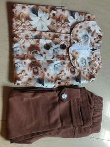 Floral Print Kurta Set