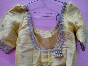 Elegant Cream &amp; Maroon Lehenga Choli