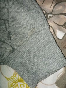 Gray Zip-Up Hoodie