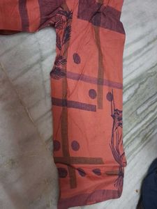 Stylish Checked Kurta with Buttons
