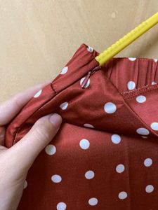 Polka Dot Midi Skirt