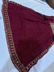Maroon Embroidered Kurta Set with pant