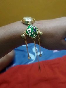 Boho Peacock Watch Bracelet