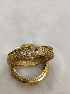 One Gram Gold Plated Kada