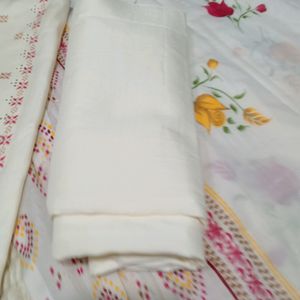 Flower Printed Cotton Suit