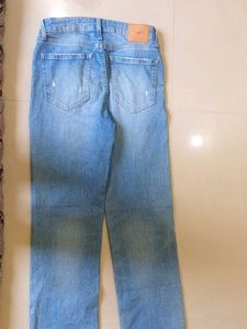 Light Wash Distressed Jeans