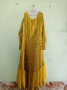 HALDI WEAR GOWN WEDDING SEASON