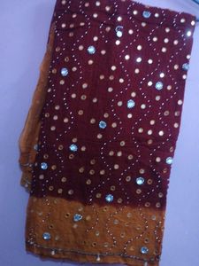 Stylish Ethnic Blouse with Mirror Work